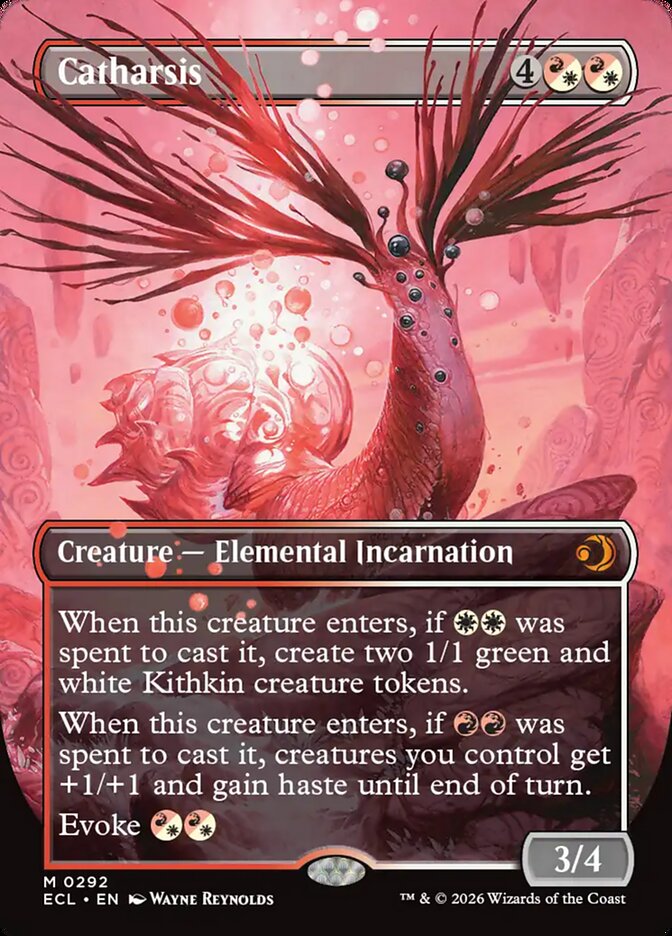 Catharsis 292/273 (Lorwyn Eclipsed) - Borderless Foil