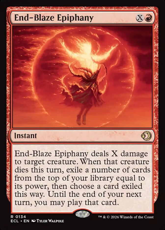 End-Blaze Epiphany 134/273 (Lorwyn Eclipsed) - Foil
