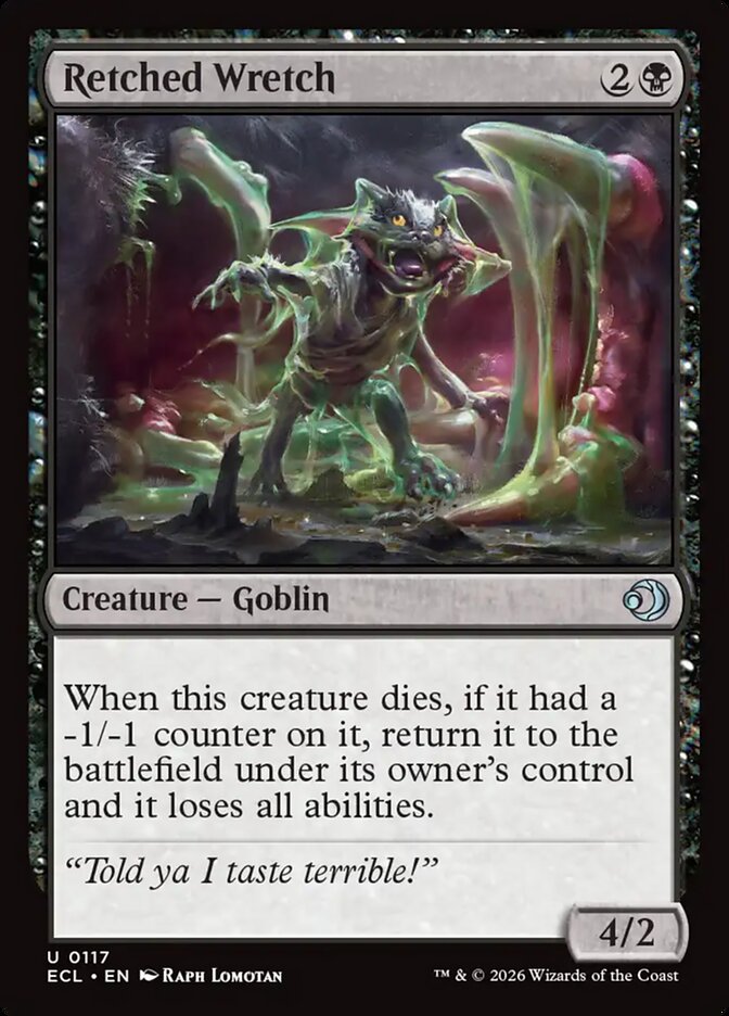 Retched Wretch 117/273 (Lorwyn Eclipsed)