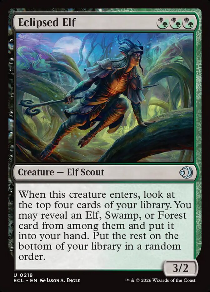 Eclipsed Elf 218/273 (Lorwyn Eclipsed) - Foil