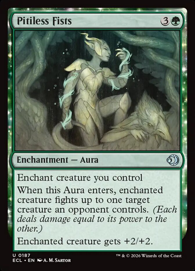 Pitiless Fists 187/273 (Lorwyn Eclipsed) - Foil