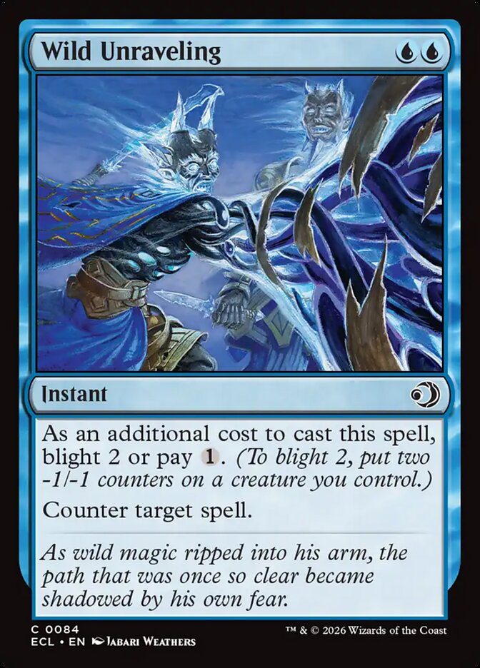 Wild Unraveling 84/273 (Lorwyn Eclipsed) - Foil