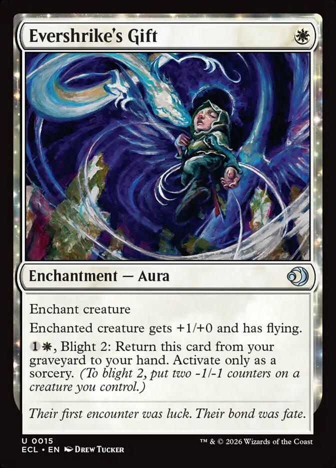 Evershrike's Gift 15/273 (Lorwyn Eclipsed) - Foil