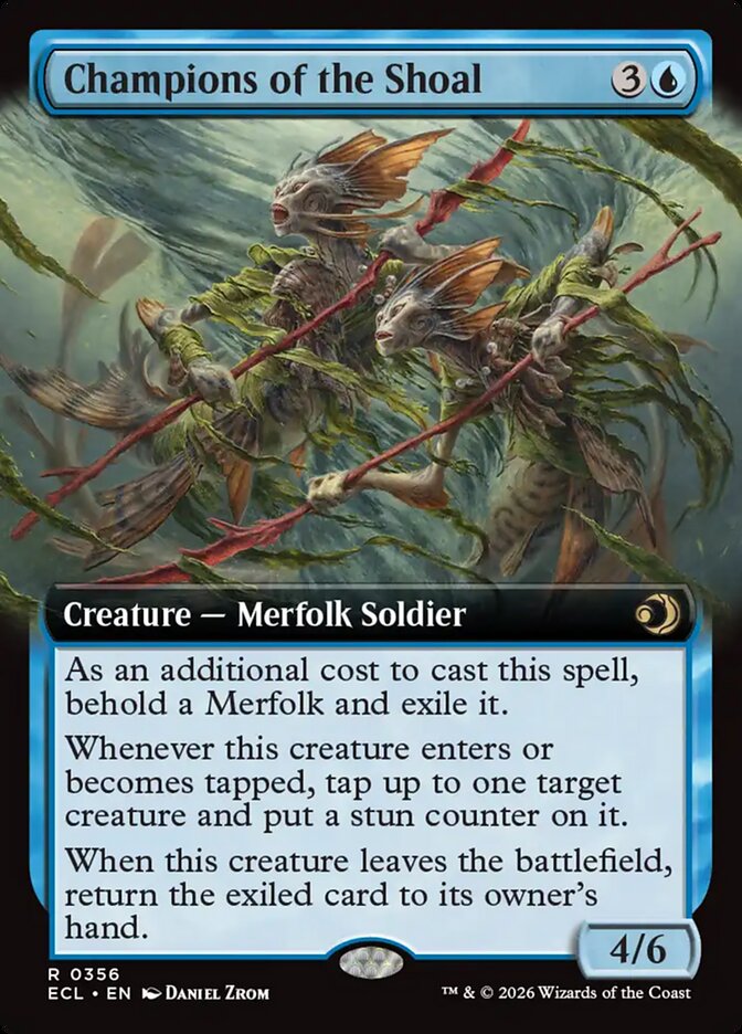 Champions of the Shoal 356 (Lorwyn Eclipsed) - Extended Art