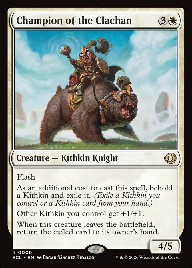Champion of the Clachan 9/273 (Lorwyn Eclipsed) - Foil