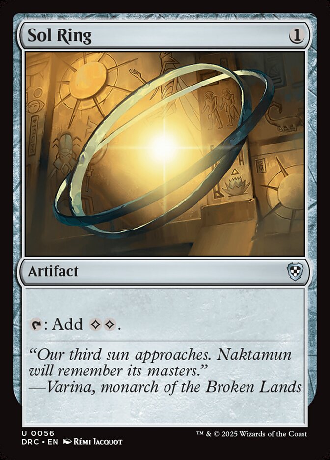 Sol Ring 56/187 (Commander: Aetherdrift)