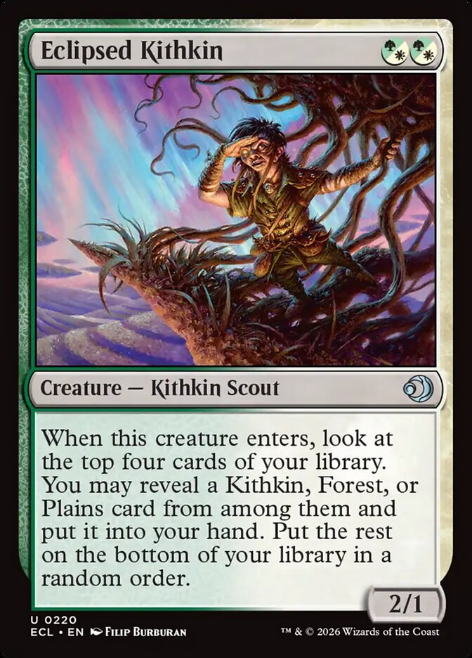 Eclipsed Kithkin 220/273 (Lorwyn Eclipsed) - Foil