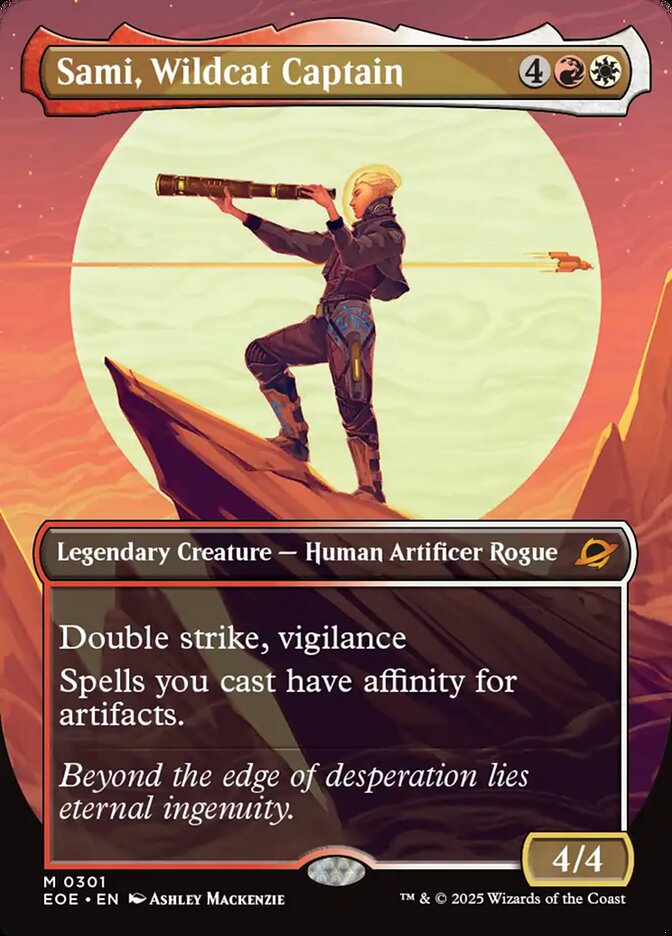 Sami, Wildcat Captain 301 (Edge of Eternities) - Borderless