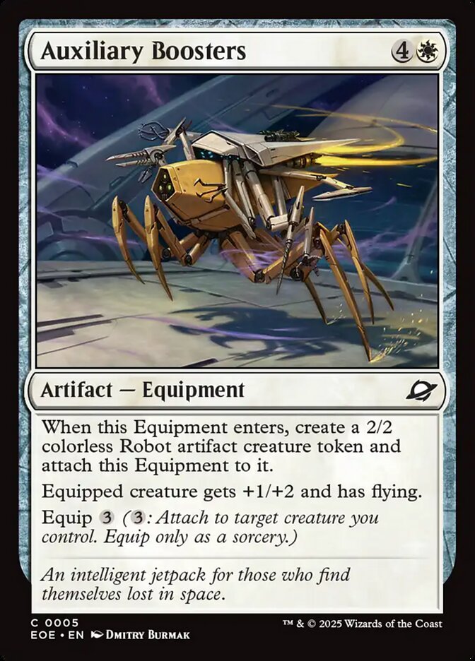 Auxiliary Boosters 5/276 (Edge of Eternities) - Foil