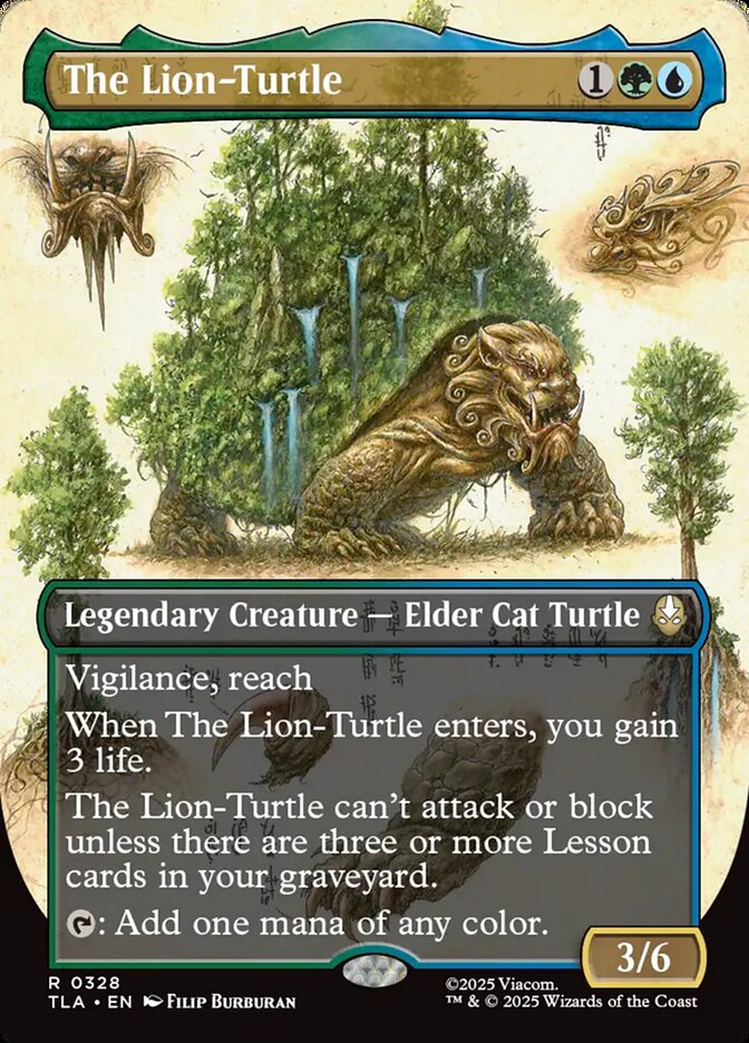 The Lion-Turtle 328/286 (Avatar: The Last Airbender) - Borderless Foil