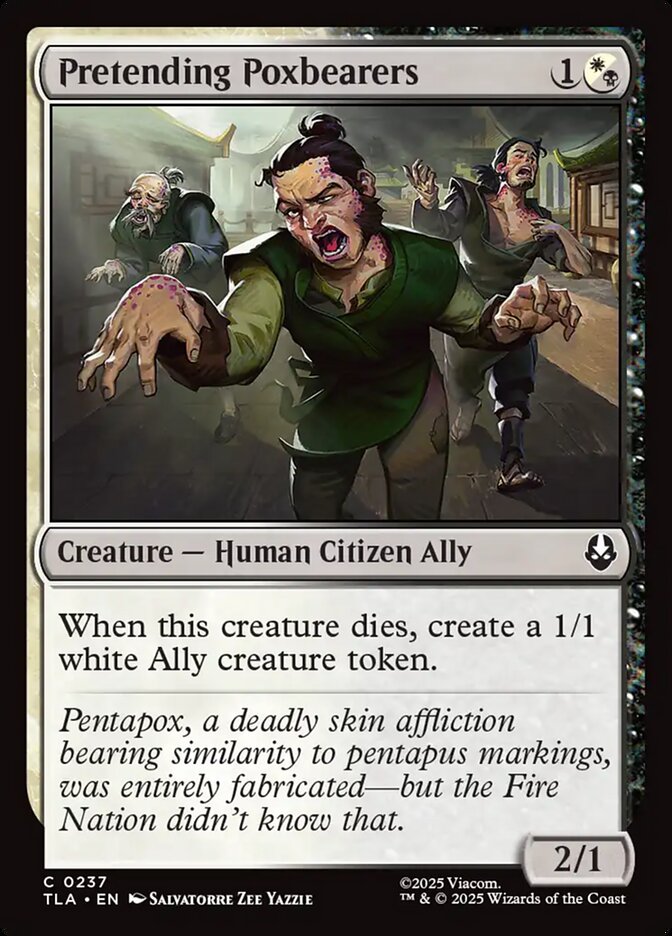 Pretending Poxbearers 237/286 (Avatar: The Last Airbender) - Foil