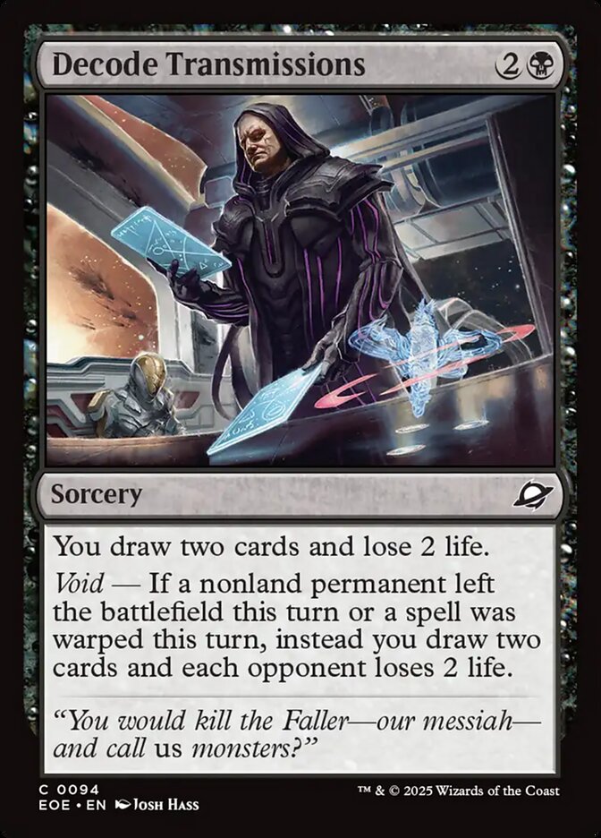 Decode Transmissions 94/276 (Edge of Eternities) - Foil