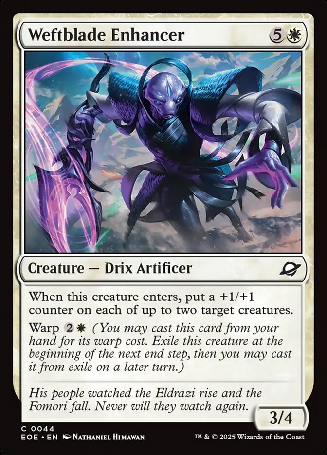 Weftblade Enhancer 44 (Edge of Eternities)