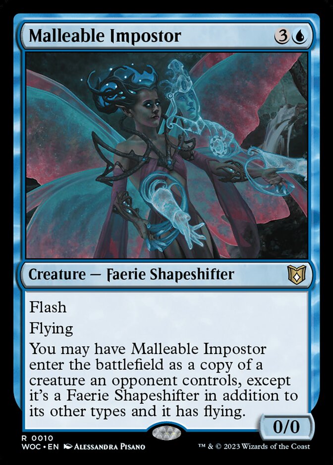 Malleable Impostor 10 (Commander: Wilds of Eldraine)
