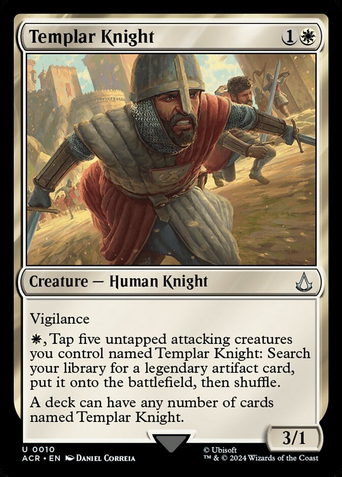 Templar Knight 10 (Universes Beyond: Assassin's Creed) - Foil