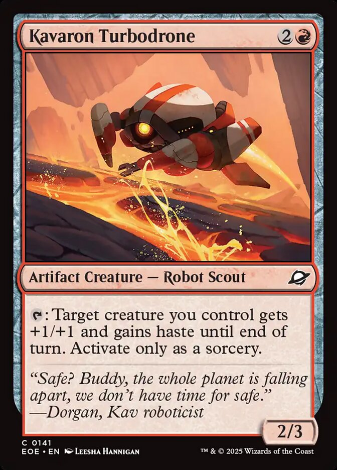 Kavaron Turbodrone 141/276 (Edge of Eternities) - Foil