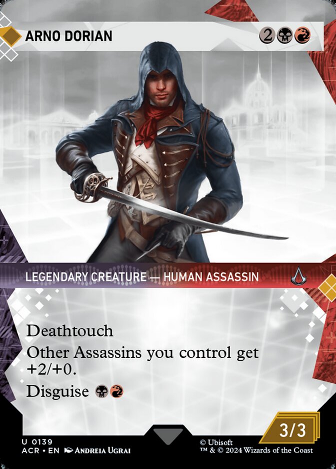 Arno Dorian 139/110 (Universes Beyond: Assassin's Creed) - Showcase Foil