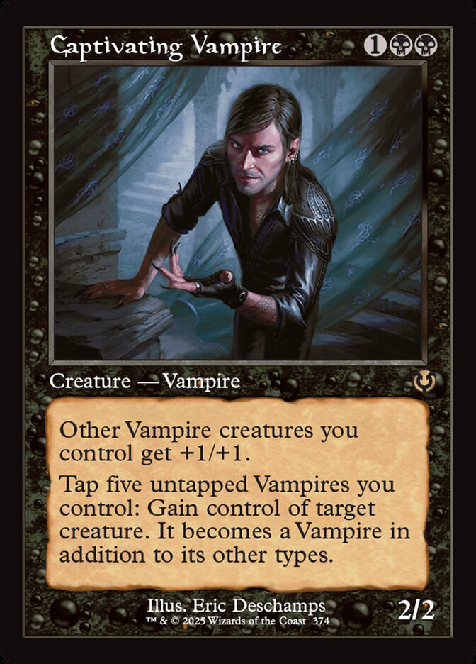 Captivating Vampire 374/287 (Innistrad Remastered) - Retro Foil