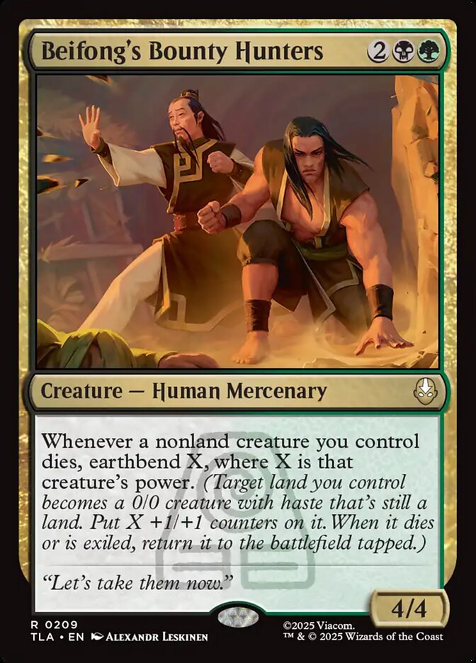 Beifongs Bounty Hunters 209 (Avatar: The Last Airbender) - Foil