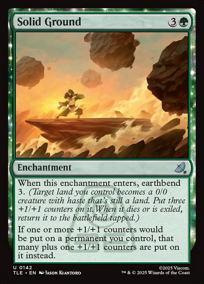 Solid Ground 142 (Avatar: The Last Airbender: Eternal-Legal) - Foil
