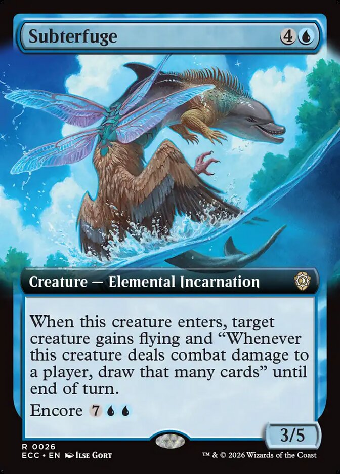 Subterfuge 26 (Commander: Lorwyn Eclipsed) - Extended Art