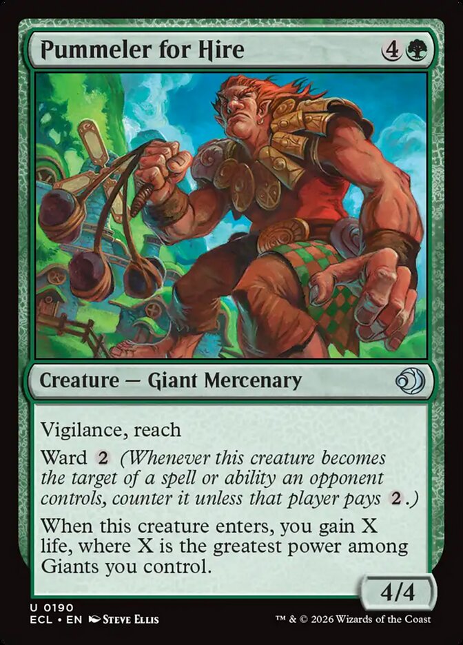 Pummeler for Hire 190/273 (Lorwyn Eclipsed) - Foil