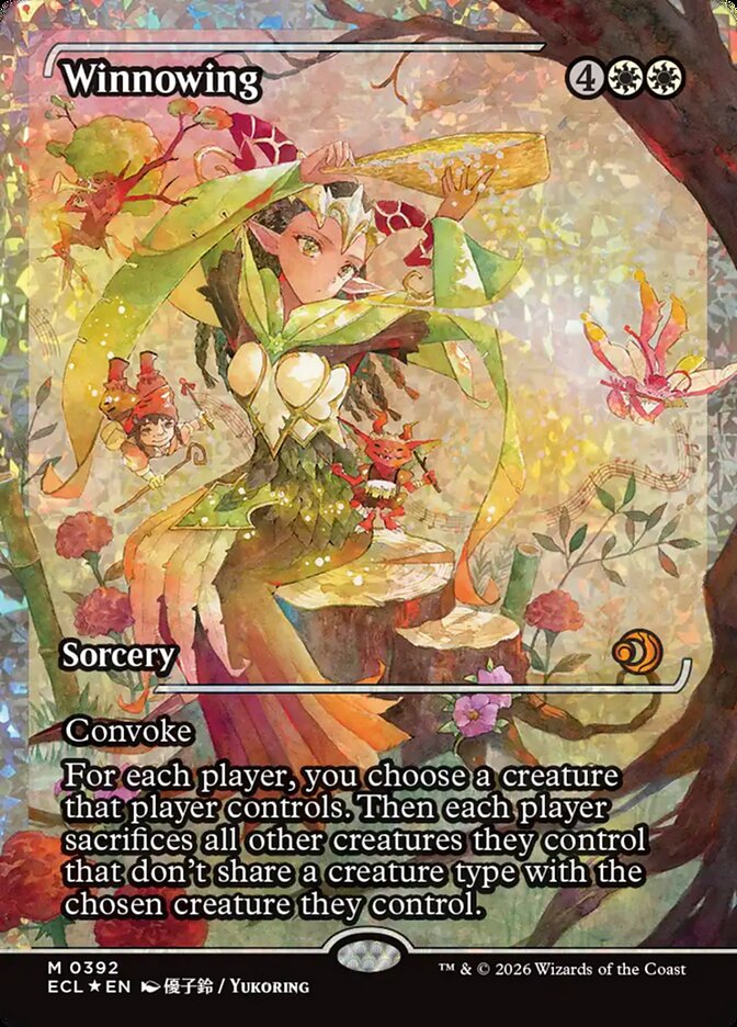 Winnowing 392/273 (Lorwyn Eclipsed) - Showcase Fracture Foil