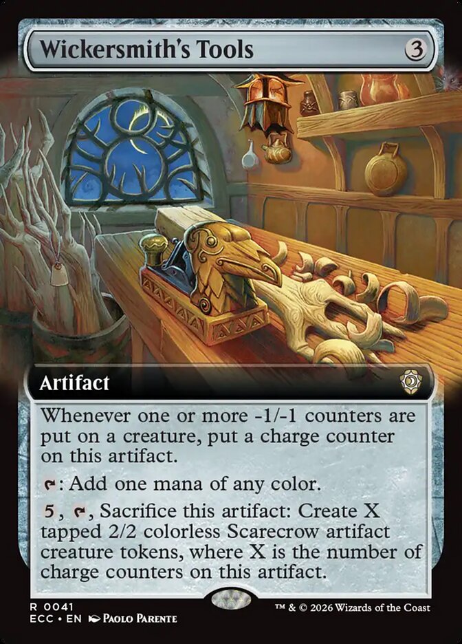 Wickersmith's Tools 41/176 (Commander: Lorwyn Eclipsed) - Extended Art