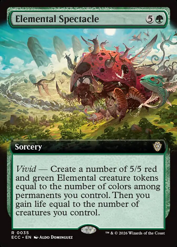 Elemental Spectacle 35/176 (Commander: Lorwyn Eclipsed) - Extended Art