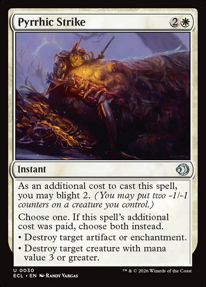 Pyrrhic Strike 30 (Lorwyn Eclipsed) - Foil