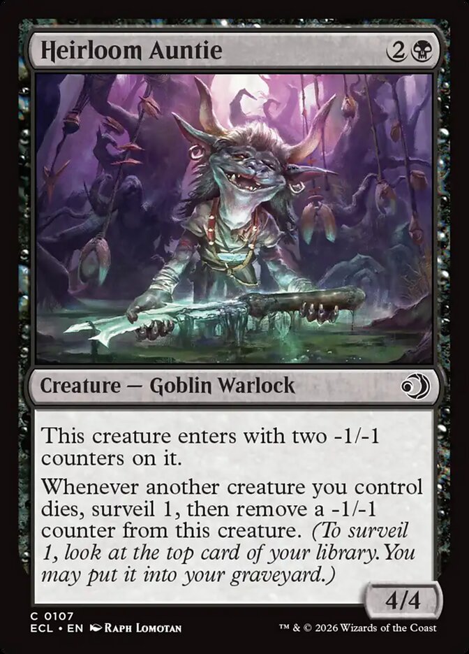 Heirloom Auntie 107/273 (Lorwyn Eclipsed) - Foil