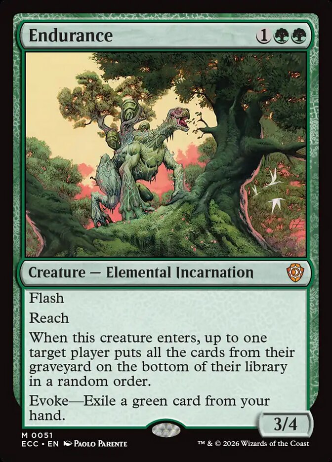 Endurance 51/176 (Commander: Lorwyn Eclipsed)