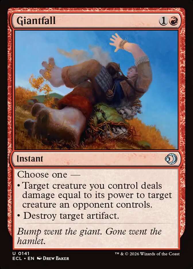 Giantfall 141 (Lorwyn Eclipsed) - Foil