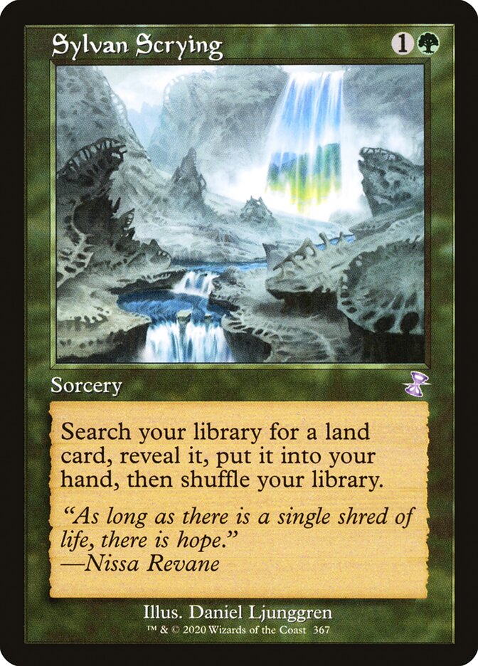 Sylvan Scrying 367/289 (Time Spiral: Remastered) - Foil