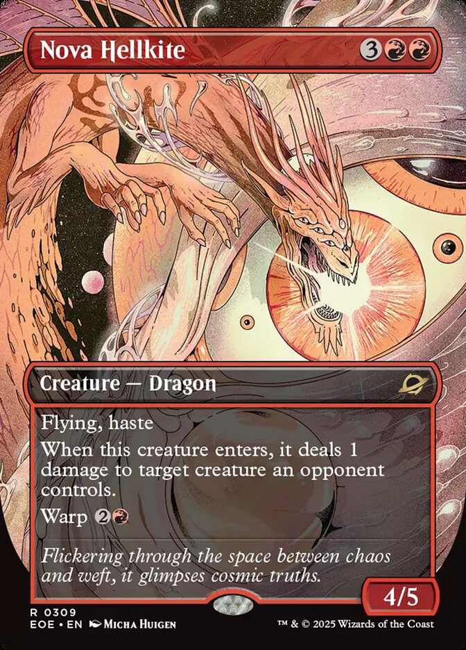 Nova Hellkite 309 (Edge of Eternities) - Borderless