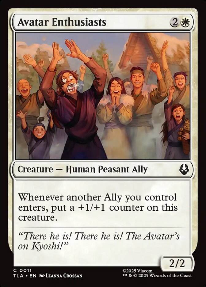 Avatar Enthusiasts 11/286 (Avatar: The Last Airbender) - Foil