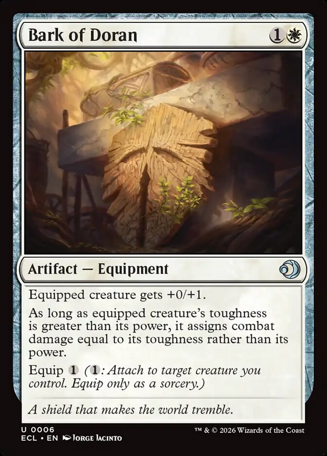 Bark of Doran 6/273 (Lorwyn Eclipsed) - Foil