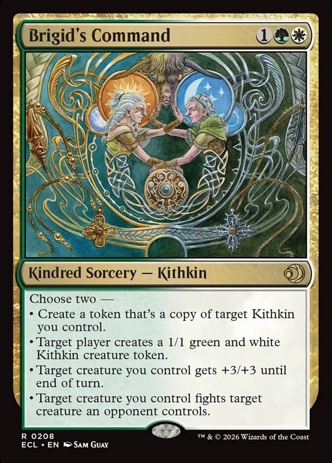 Brigid's Command 208 (Lorwyn Eclipsed) - Foil