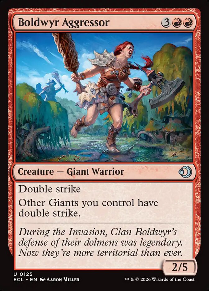 Boldwyr Aggressor 125/273 (Lorwyn Eclipsed) - Foil