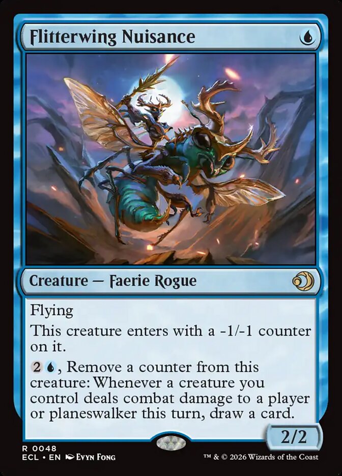 Flitterwing Nuisance 48 (Lorwyn Eclipsed) - Foil