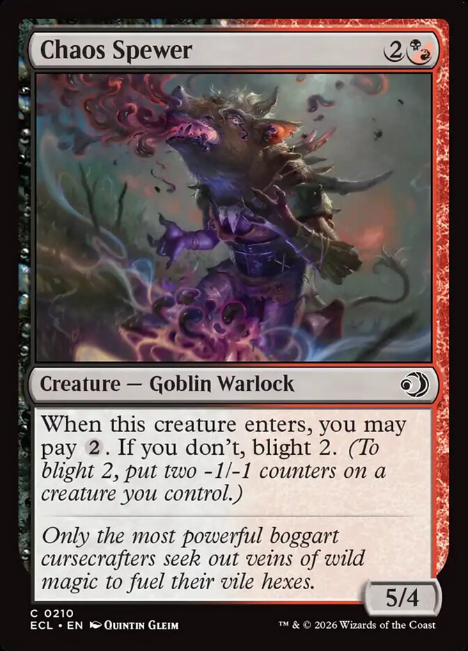 Chaos Spewer 210/273 (Lorwyn Eclipsed)
