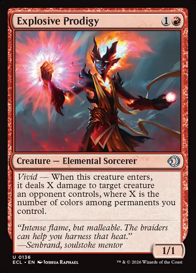 Explosive Prodigy 136/273 (Lorwyn Eclipsed)