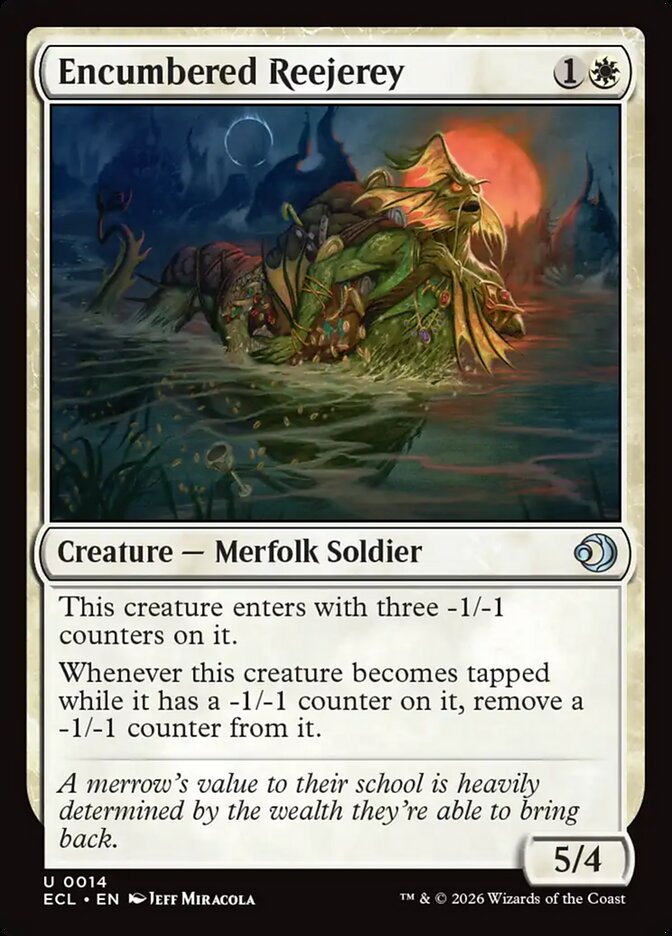 Encumbered Reejerey 14/273 (Lorwyn Eclipsed) - Foil
