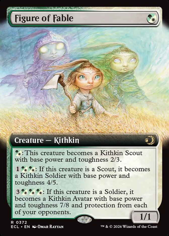 Figure of Fable 372/273 (Lorwyn Eclipsed) - Extended Art