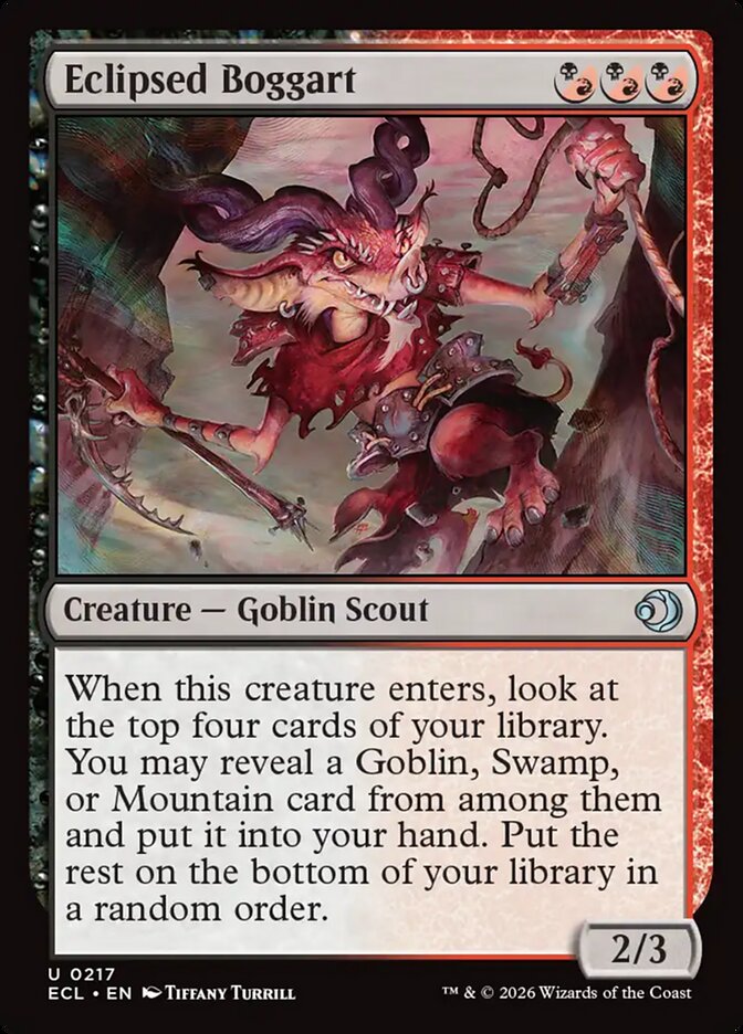 Eclipsed Boggart 217 (Lorwyn Eclipsed) - Foil