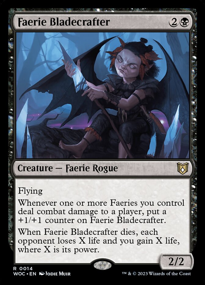 Faerie Bladecrafter 14/173 (Commander: Wilds of Eldraine)