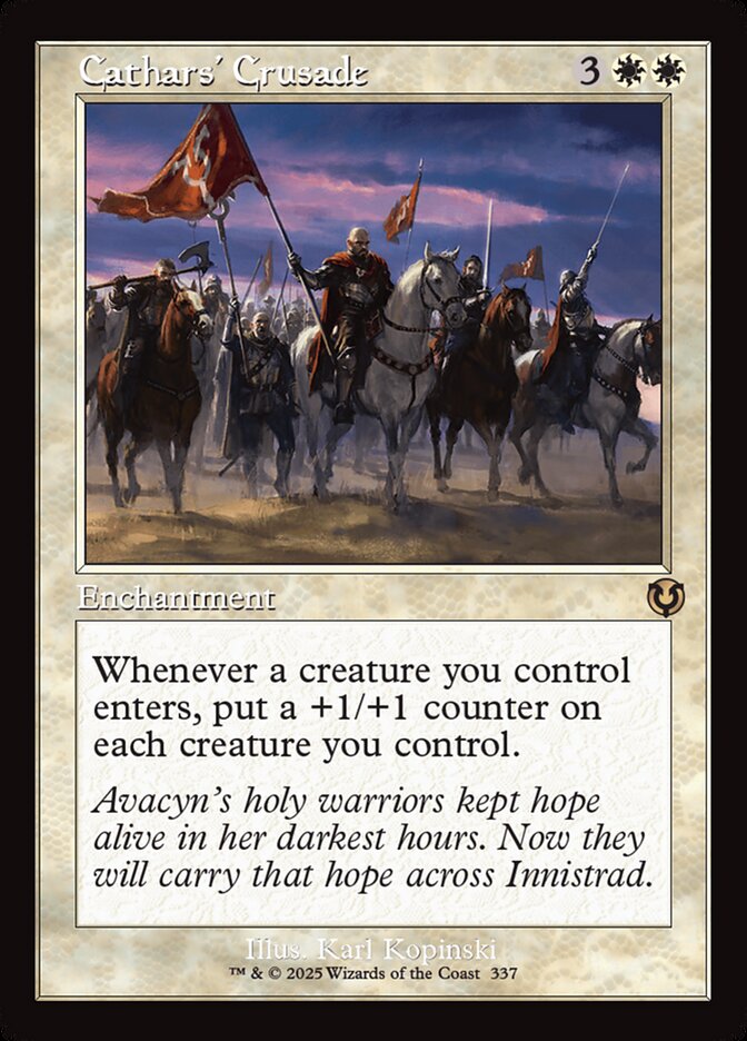 Cathars' Crusade 337 (Innistrad Remastered) - Retro Foil