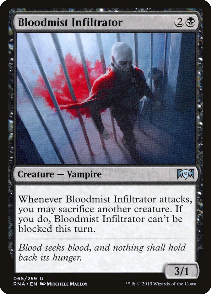 Bloodmist Infiltrator 65/259 (Ravnica Allegiance)