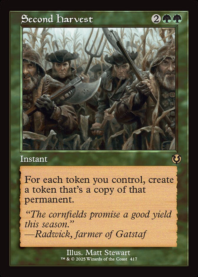 Second Harvest 417/287 (Innistrad Remastered) - Retro Foil