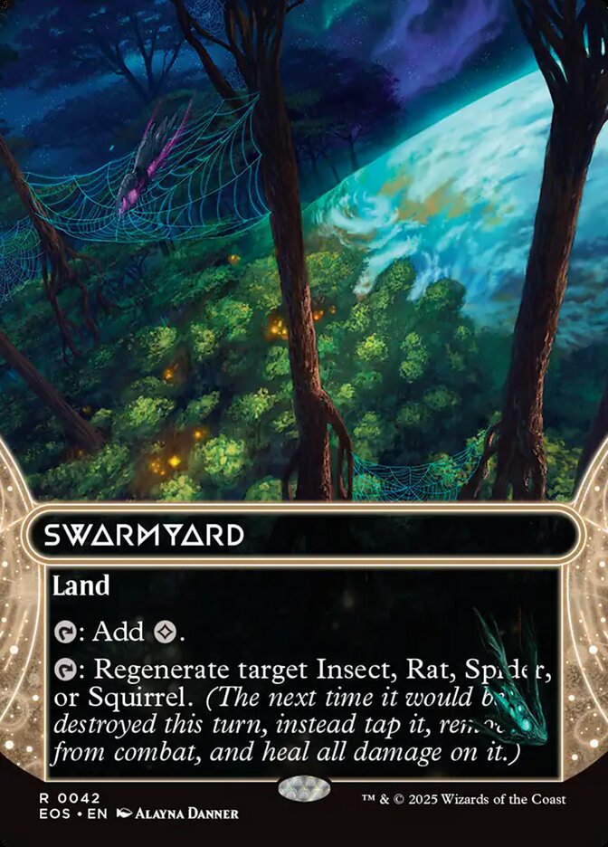 Swarmyard 42/45 (Edge of Eternities: Stellar Sights) - Borderless Foil